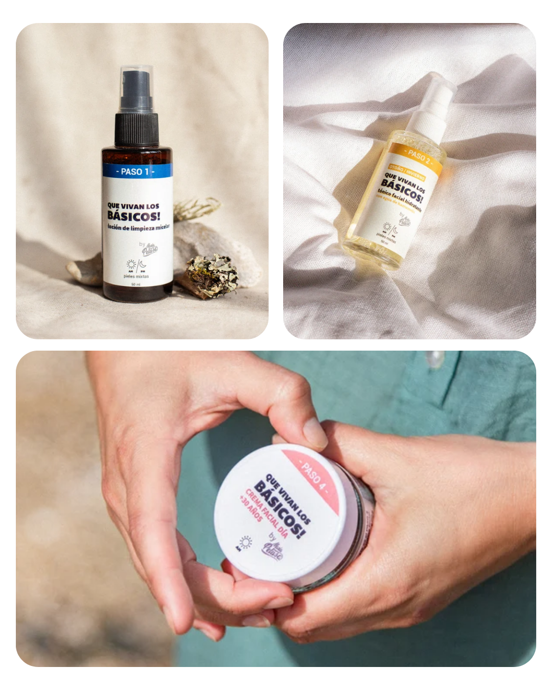 Kit skincare Minimalista